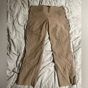 Midrise tan ankle pants, apt 9, size large. Worn once.